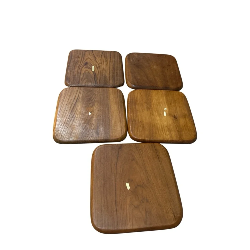 Teak‎ Wood Serving Tray Platters 12